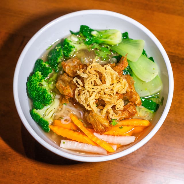 Fried Won Ton Soup.