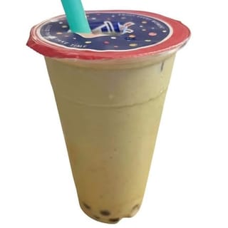Matcha Layered Raspberry Milk Tea